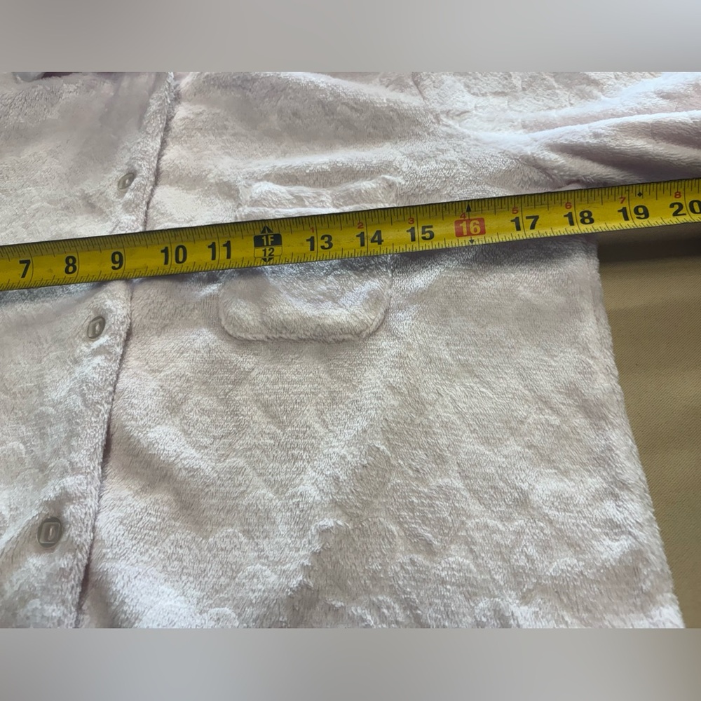 Soft Pink Button-Up Pajama Top with Heart - Picture 7 of 16